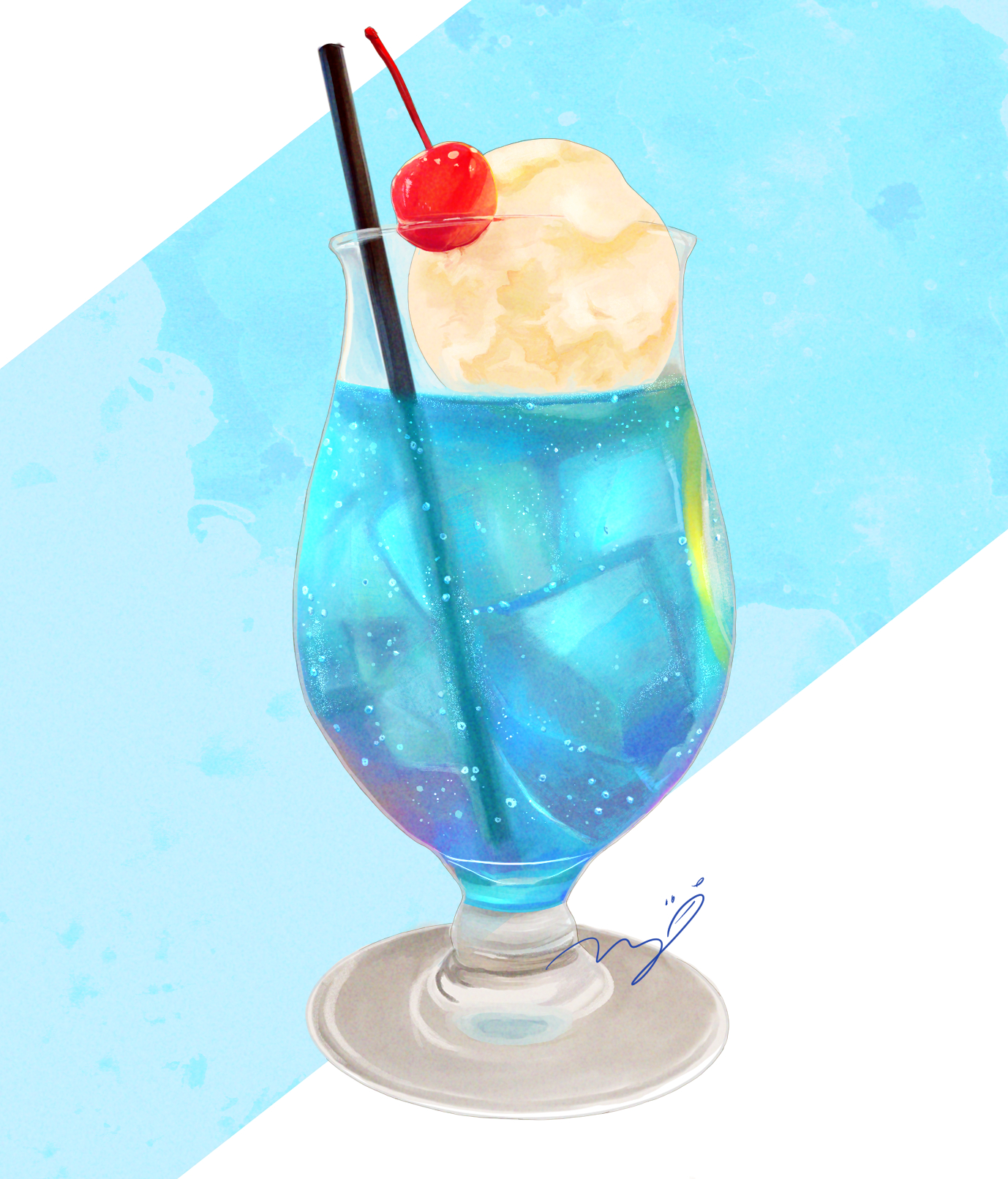 ブルークリームソーダ | ひらかおりのサイト